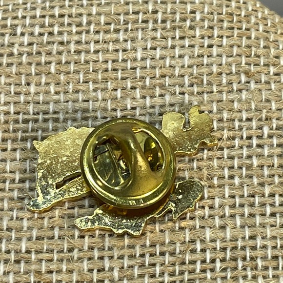 Wyoming‎ Cowboy Bucking Bronco Souvenir Lapel Pin Rodeo State Travel Collectible - Picture 2 of 2